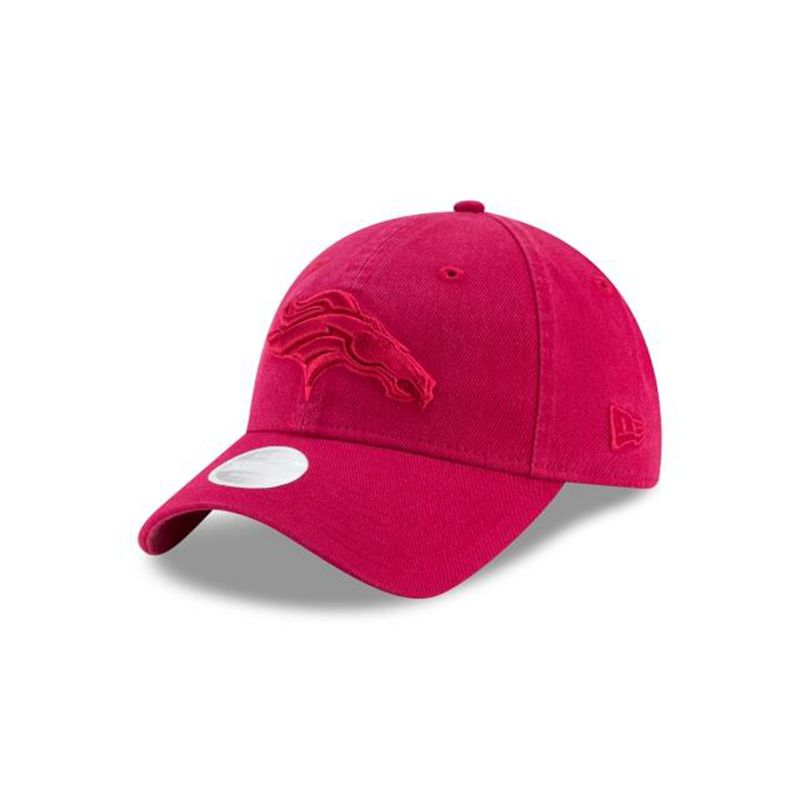 NFL Denver Broncos Womens Core Classic Tonal 9Twenty Adjustable (BYN8040) - Red New Era Caps